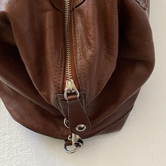 Coach Dark Brown Leather Satchel - Picture 13 of 16